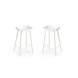 Renzo Bar Stool (Set of 2) - Black - REN012