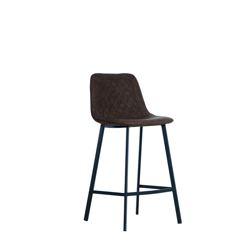 Retro Bar Stool Shadow Brown