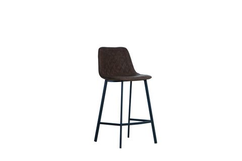 Retro Bar Stool Shadow Brown