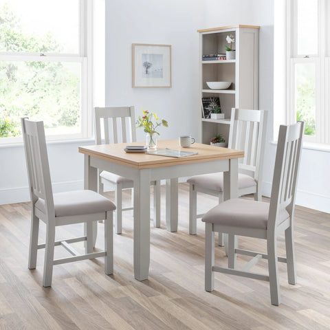 Richmond Flip-Top Dining Table - Grey - RIC215