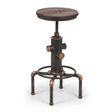 Rockport Pipework Barstool - Dark Brown - ROC001