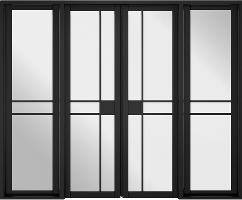 Room Divider Black Greenwich W8 - Standard - 2031 x 2478 (98") x 35mm