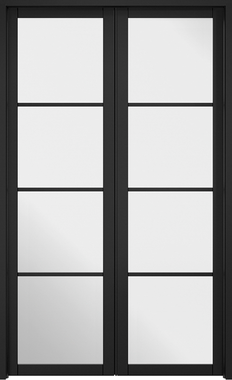 Room Divider Black Soho W4 - Standard - 2031 x 1246 (49") x 35mm
