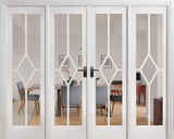 Room Divider Reims W8 - White - 2031 x 2478 (98") x 35mm