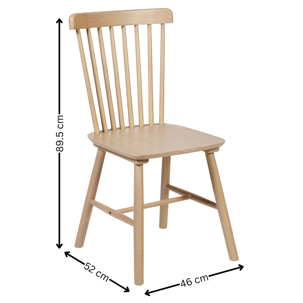 Sakura Dining Chair (Set of 2) - Light Brown - SAK101