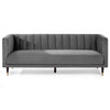 Salma Scalloped Back 3 Seater Sofa - Teal - SAL403