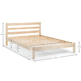 Sami Bed - Light Brown / Double - SAM002