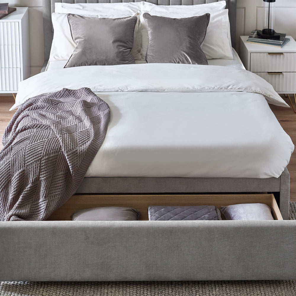 Savannah Bed - Grey / Double - SAV005
