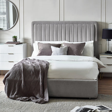 Savannah Bed - Grey / Double - SAV005
