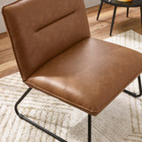 Saxon Lounge Chair - Brown - SAX001