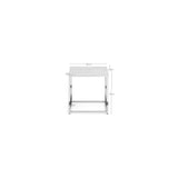 Scala Lamp Table - Silver - SCA102
