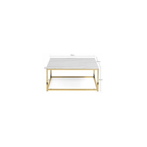 Scala Coffee Table - Gold - SCA501