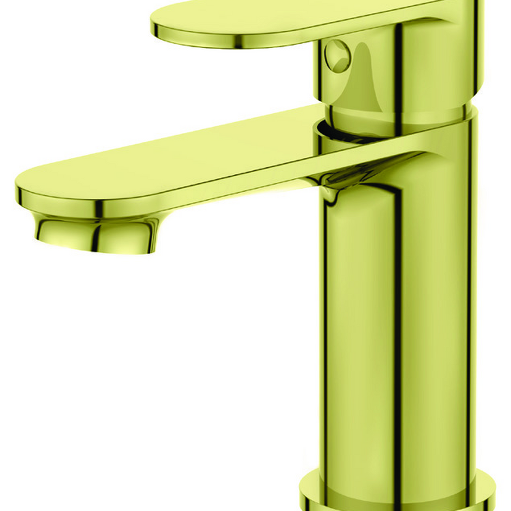 Scope Mono Basin Mixer Brushed Brass (incl. Clicker Waste)