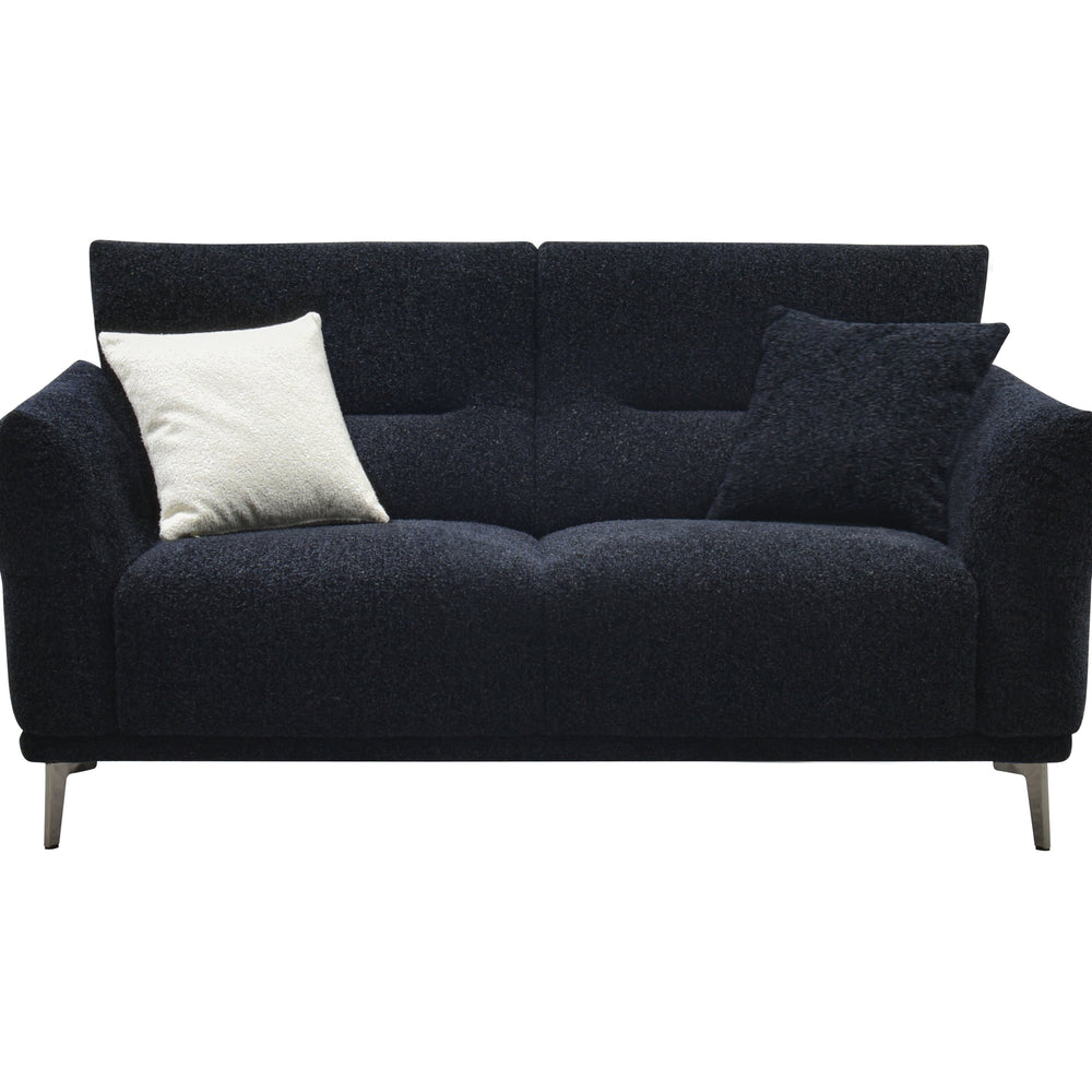Aluxo Albany Sofa Range in Black Lux Boucle Fabric
