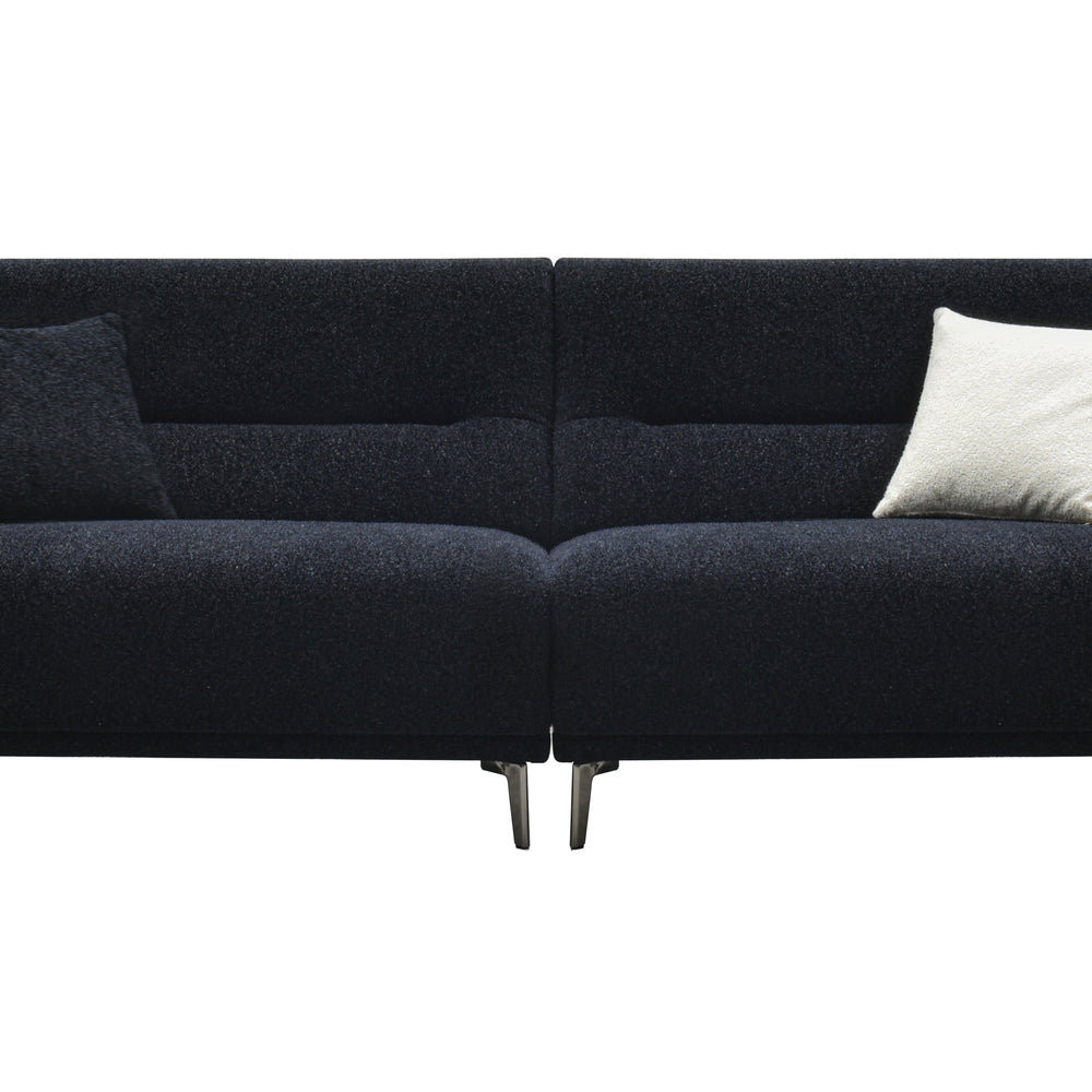 Aluxo Albany Sofa Range in Black Lux Boucle Fabric