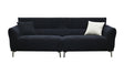 Aluxo Albany Sofa Range in Black Lux Boucle Fabric