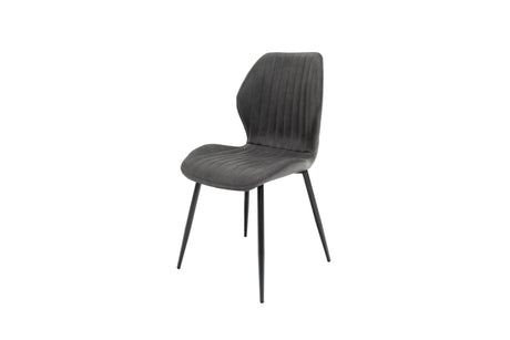 Stylish Charcoal Upholstered Dining Chair for Modern Interiors