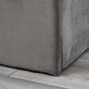 Shoreditch High Headboard Ottoman Lift-Up Storage Bed - Grey / Double - SHO201