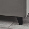 Shoreditch High Headboard Bed - Grey / Double - SHO203