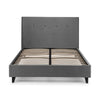 Shoreditch High Headboard Bed - Grey / Double - SHO203