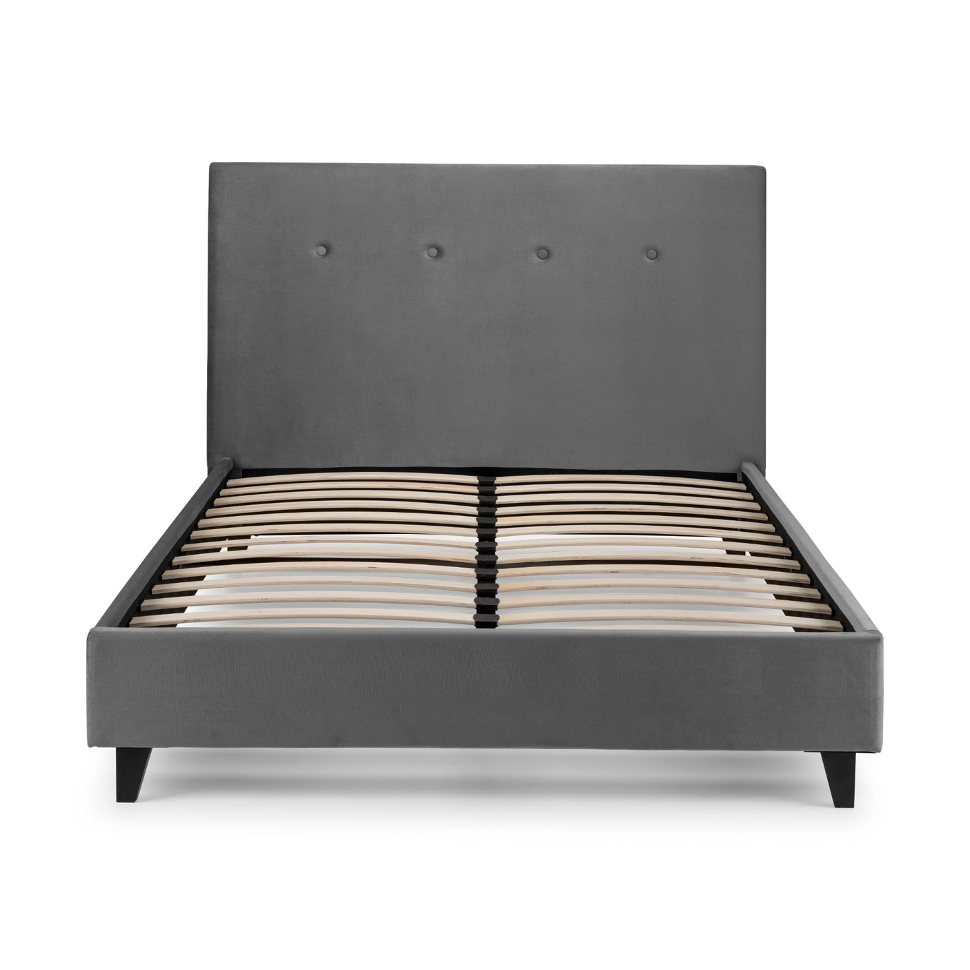 Shoreditch High Headboard Bed - Grey / Double - SHO203