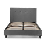 Shoreditch High Headboard Bed - Grey / Double - SHO203