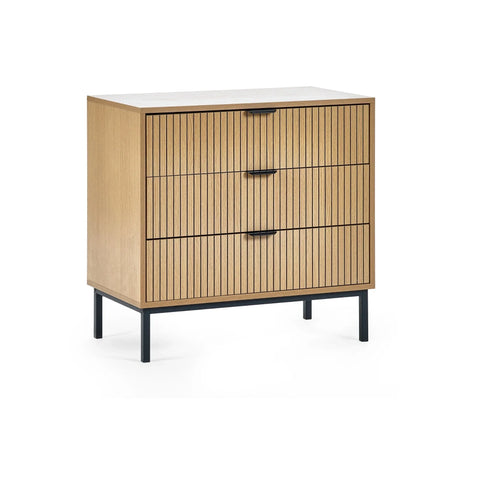 Sia 3 Drawer Chest - Light Brown - SIA001