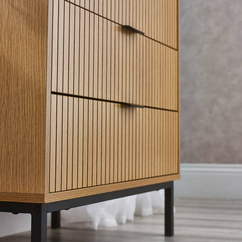 Sia 3 Drawer Chest - Light Brown - SIA001