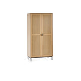 Sia 2 Door Wardrobe - Light Brown - SIA004