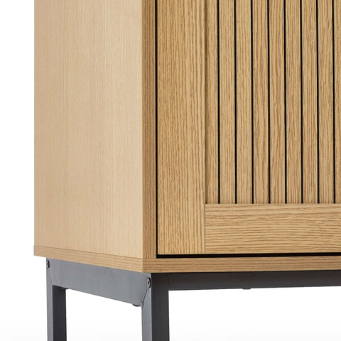 Sia 2 Door Wardrobe - Light Brown - SIA004