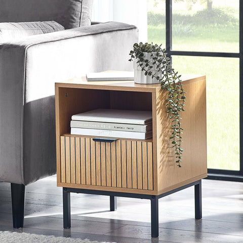 Sia Side Table - Light Brown - SIA006