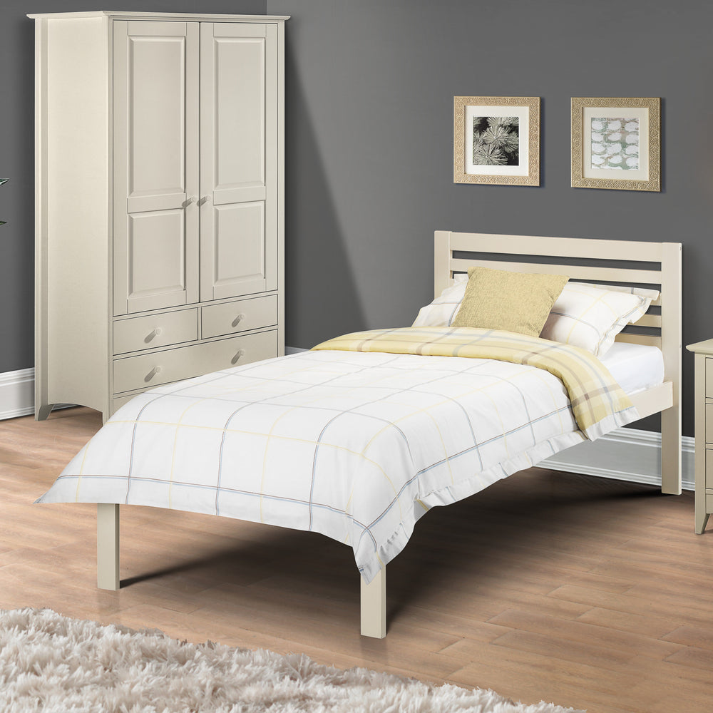 Slocum Bed - Light Grey / Single - SLO103