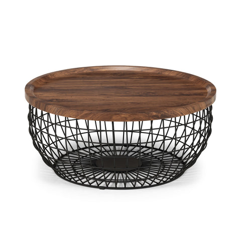 Smithson Storage Coffee Table - Dark Brown - SMI001