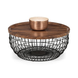 Smithson Storage Coffee Table - Dark Brown - SMI001