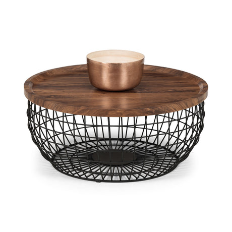 Smithson Storage Coffee Table - Dark Brown - SMI001