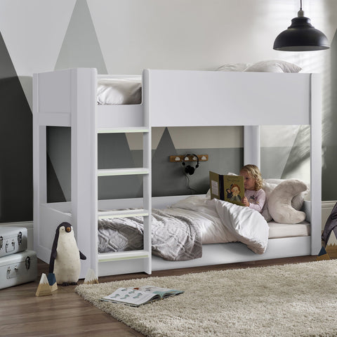 Solomon Bunk Bed - White - SOL101