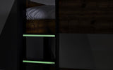 Solomon Bunk Bed -  Rustic And Black