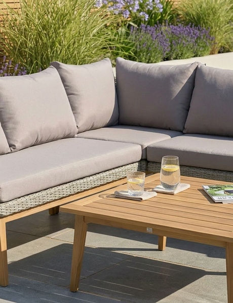 FSC 1 SOL Corner Lounge Set: 1 Left sofa, 1 Right sofa, 1 Corner Sofa, 1 Coffee Table