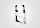 100mm adjustable wall bracket designed for mounting applications, featuring a sturdy metal construction with a polished finish.