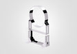 100mm adjustable wall bracket designed for mounting applications, featuring a sturdy metal construction with a polished finish.