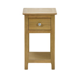 Somerset 1 Drawer Bedside - Taupe - SOM005