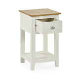 Somerset 1 Drawer Bedside - Oak - SOM001