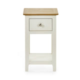 Somerset 1 Drawer Bedside - Oak - SOM001