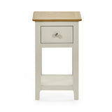 Somerset 1 Drawer Bedside - Oak - SOM001