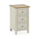 Somerset 3 Drawer Bedside - Oak - SOM002