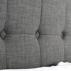 Sorrento High Headboard Bed - Grey / Double - SOR101