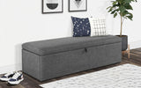 Sorrento Blanket Box Slate Linen