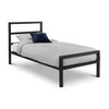 Soto Metal Bed Satin Black