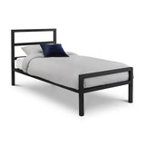 Soto Metal Bed Satin Black