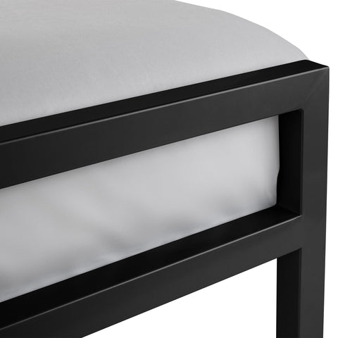 Soto Metal Bed - Silver / Single - SOT001